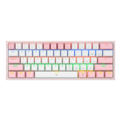Redragon Fizz K617R White Pink